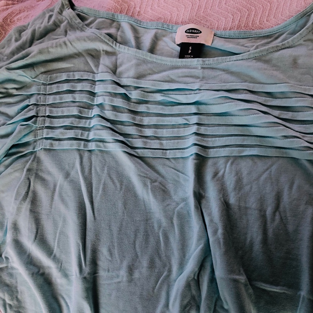Baby blue blouse
